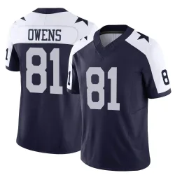Youth Terrell Owens Dallas Cowboys No.81 Limited Alternate Vapor F.U.S.E. Jersey - Navy