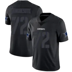 Youth Tommy Akingbesote Dallas Cowboys No.72 Limited Jersey - Black Impact