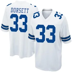 Youth Tony Dorsett Dallas Cowboys No.33 Game Jersey - White