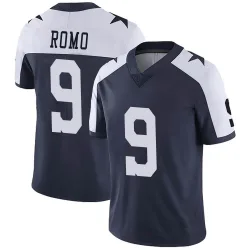 Youth Tony Romo Dallas Cowboys No.9 Limited Alternate Vapor Untouchable Jersey - Navy