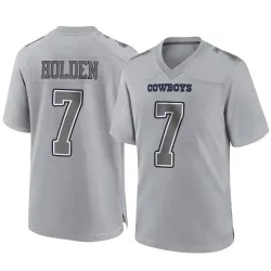 Youth Traeshon Holden Dallas Cowboys No.7 Game Atmosphere Fashion Jersey - Gray