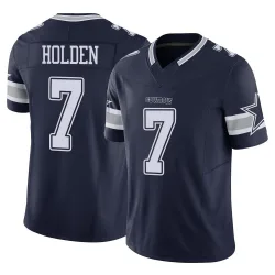 Youth Traeshon Holden Dallas Cowboys No.7 Limited Vapor F.U.S.E. Jersey - Navy