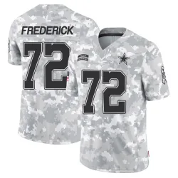 Youth Travis Frederick Dallas Cowboys No.72 Limited 2024 Salute to Service Jersey - Arctic Camo