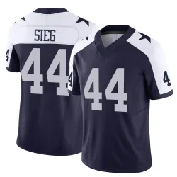 Youth Trent Sieg Dallas Cowboys No.44 Limited Alternate Vapor F.U.S.E. Jersey - Navy