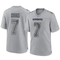 Youth Trevon Diggs Dallas Cowboys No.7 Game Atmosphere Fashion Jersey - Gray