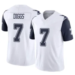 Youth Trevon Diggs Dallas Cowboys No.7 Limited 2nd Alternate Vapor F.U.S.E. Jersey - White