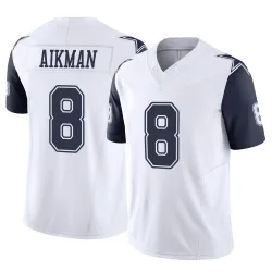 Youth Troy Aikman Dallas Cowboys No.8 Limited 2nd Alternate Vapor F.U.S.E. Jersey - White