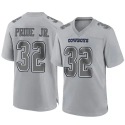 Youth Troy Pride Jr. Dallas Cowboys No.32 Game Atmosphere Fashion Jersey - Gray