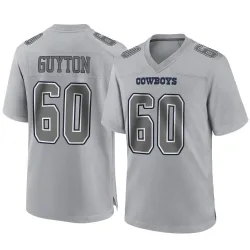 Youth Tyler Guyton Dallas Cowboys No.60 Game Atmosphere Fashion Jersey - Gray