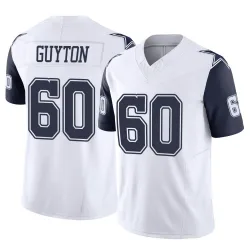 Youth Tyler Guyton Dallas Cowboys No.60 Limited 2nd Alternate Vapor F.U.S.E. Jersey - White