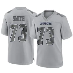 Youth Tyler Smith Dallas Cowboys No.73 Game Atmosphere Fashion Jersey - Gray