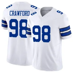 Youth Tyrone Crawford Dallas Cowboys No.98 Limited Vapor F.U.S.E. Jersey - White