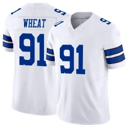 Youth Tyrus Wheat Dallas Cowboys No.91 Limited Vapor F.U.S.E. Jersey - White