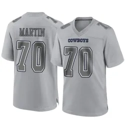 Youth Zack Martin Dallas Cowboys No.70 Game Atmosphere Fashion Jersey - Gray